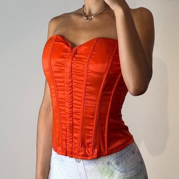Sweet Orange Corset - Picture 2 of 6